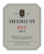 Meerlust Red 2011 Front Label