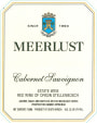 Meerlust Cabernet Sauvignon 2009 Front Label