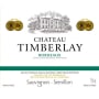 Chateau Timberlay Blanc 2013 Front Label