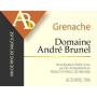 Andre Brunel Grenache 2012 Front Label
