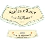 Sables d'Azur Rose 2014 Front Label