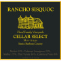 Rancho Sisquoc Cellar Select Meritage 2012 Front Label