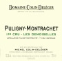 Colin-Deleger Puligny Montrachet Premier Cru Les Demoiselles 2013 Front Label