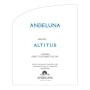 Andeluna Altitud Malbec 2012 Front Label