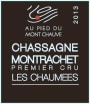 M. Picard Au Pied du Mont Chauve Chassagne Montrachet Les Chaumees Blanc 2013 Front Label
