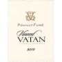 Vincent Vatan Pouilly Fume Silex 2012 Front Label