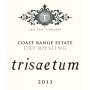Trisaetum Coast Range Estate Dry Riesling 2013 Front Label