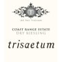 Trisaetum Coast Range Estate Dry Riesling 2012 Front Label