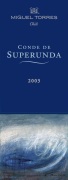 Miguel Torres Conde de Superunda 2003 Front Label