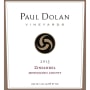 Paul Dolan Vineyards Zinfandel 2013 Front Label