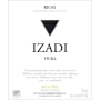 Bodegas Izadi Rioja Blanco 2012 Front Label