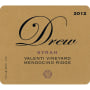 Drew Mendocino Ridge Valenti Vineyard Syrah 2012 Front Label