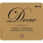 Drew Mendocino Ridge Perli Vineyard Syrah 2012 Front Label