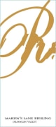 Mission Hill Martin's Lane Riesling 2013 Front Label