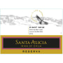 Santa Alicia Reserva Pinot Noir 2014 Front Label