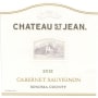 Chateau St. Jean Sonoma County Cabernet Sauvignon 2012 Front Label