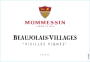 Mommessin Beaujolais-Villages Vieilles Vignes 2012 Front Label