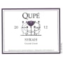Qupe Central Coast Syrah (375ML half-bottle) 2012 Front Label