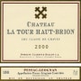 Chateau La Tour Haut Brion Pessac-Leognan (Graves) 2000 Front Label