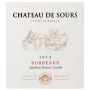 Chateau de Sours Bordeaux Rose 2014 Front Label