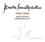 Krutz Family Cellars Akins Vineyard Pinot Noir 2013 Front Label