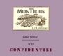 Montirius Gigondas Confidentiel 2012 Front Label