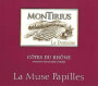 Montirius Cotes du Rhone La Muse Papilles Blanc 2013 Front Label