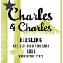 Charles & Charles Riesling 2014 Front Label