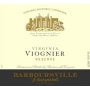 Barboursville Reserve Viognier 2013 Front Label