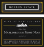 Morton Estate Black Label Pinot Noir 2005 Front Label