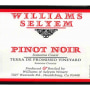 Williams Selyem Terra de Promissio Vineyard Pinot Noir 2013 Front Label