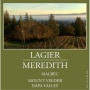 Lagier Meredith Malbec 2012 Front Label