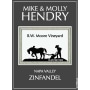 Mike and Molly Hendry R.W. Moore Vineyard Zinfandel 2011 Front Label