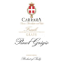 Carrara Pinot Grigio 2014 Front Label