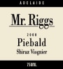 Mr. Riggs Piebald Shiraz  Viognier 2008 Front Label