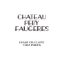 Chateau Peby Faugeres  2014 Front Label