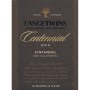 LangeTwins Lewis Vineyard Centennial Zinfandel 2010 Front Label