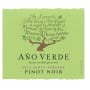 Ano Verde Santa Barbara Pinot Noir 2012 Front Label