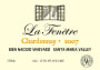 La Fenetre Bien Nacido Vineyard Chardonnay 2007 Front Label