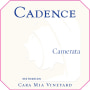 Cadence Cara Mia Vineyard Camerata (375ML half-bottle) 2010 Front Label