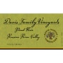 Davis Family Vineyards Russian River Pinot Noir 2012 Front Label