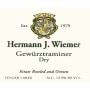Hermann J. Wiemer Dry Gewurztraminer 2013 Front Label