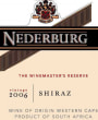 Nederburg The Winemaster's Reserve Shiraz 2006 Front Label
