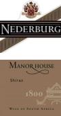 Nederburg The Manor Shiraz 2012 Front Label