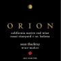 Sean Thackrey Orion Red Blend 2013 Front Label