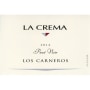 La Crema Los Carneros Pinot Noir 2012 Front Label