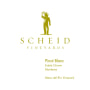 Scheid Vineyards Pinot Blanc 2012 Front Label