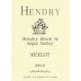 Hendry Merlot 2012 Front Label