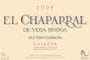 Bodegas Nekeas El Chaparral de Vega Sindoa Old Vines Garnacha 2009 Front Label