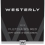 Westerly Fletcher's Red 2010 Front Label